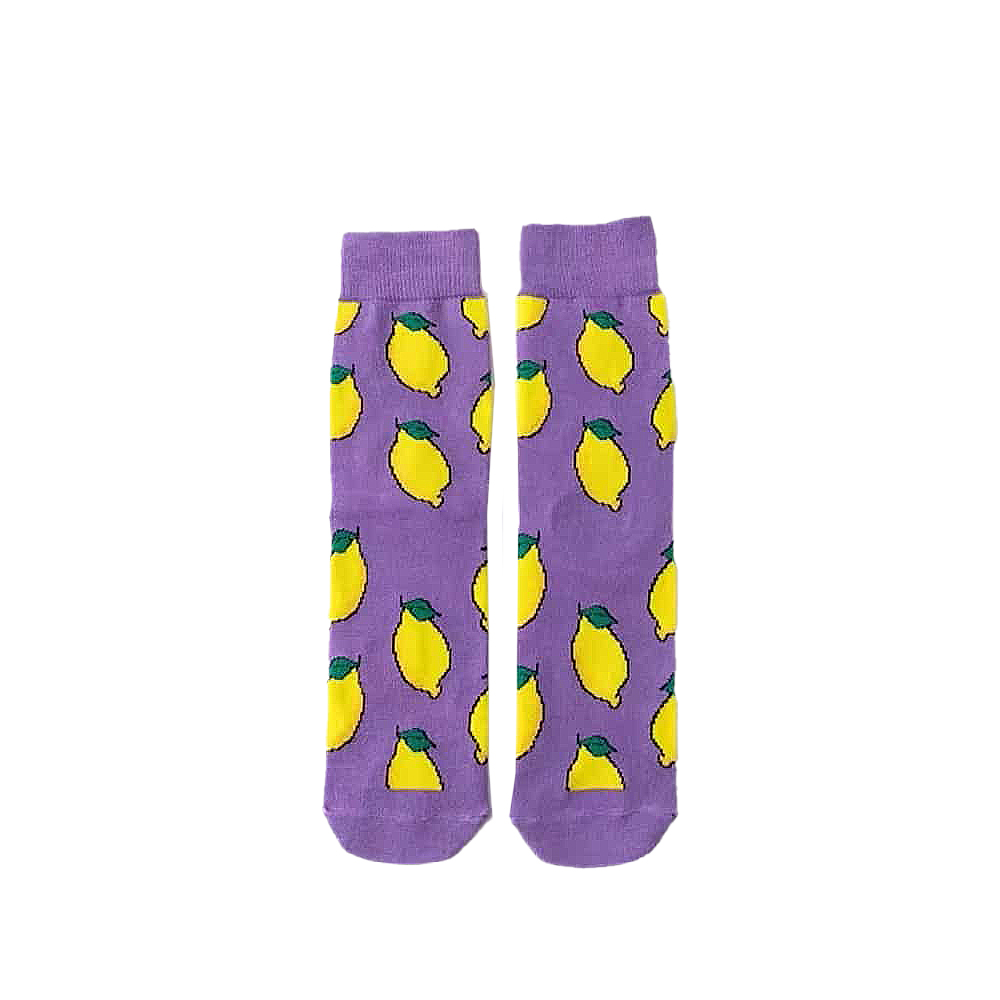 Chaussettes motif fruits