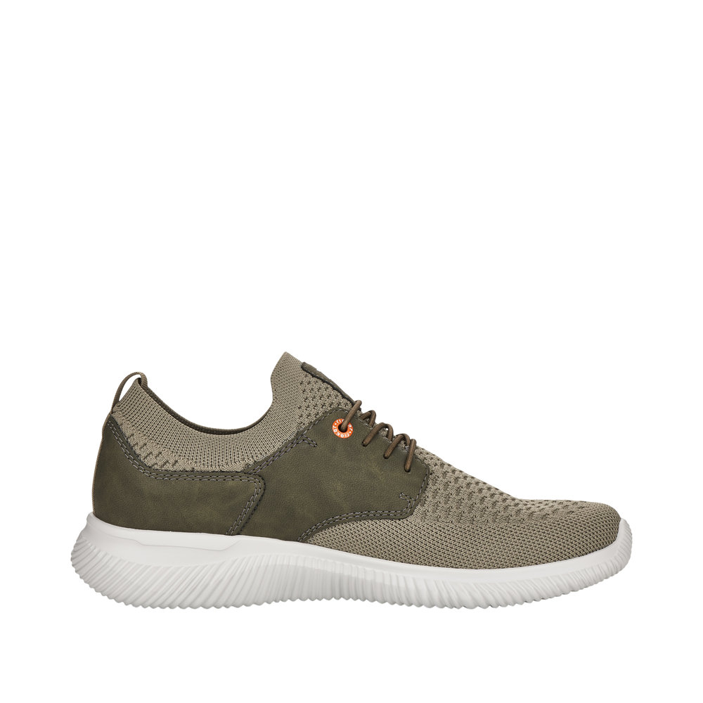 Tennis homme à enfiler, largeur confort, coloris vert bronze RIEKER EVOLUTION 07401-52 (A) – Image 3