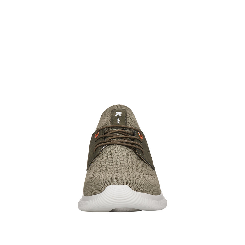 Tennis homme à enfiler, largeur confort, coloris vert bronze RIEKER EVOLUTION 07401-52 (A) – Image 7