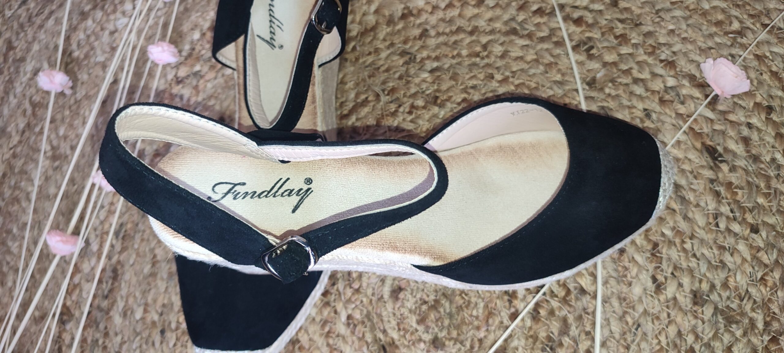 Espadrilles compensées noires Findley – Image 4