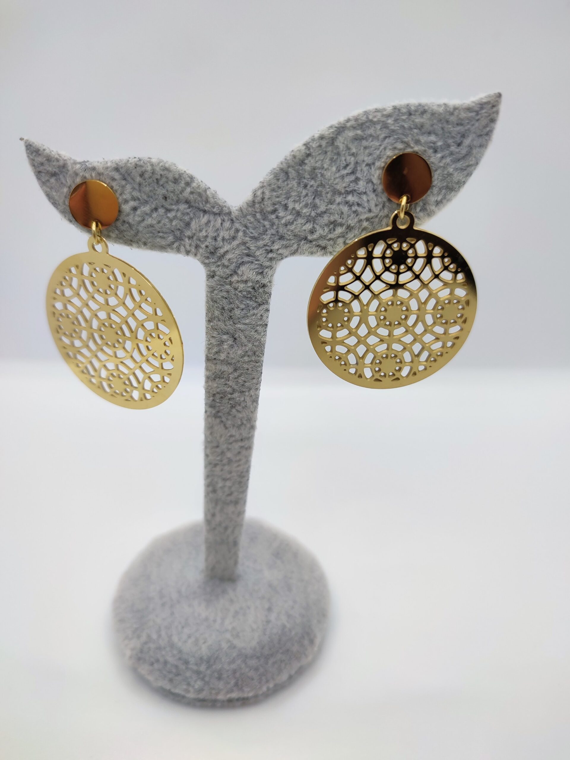 Boucles d’oreilles médaille – Image 2