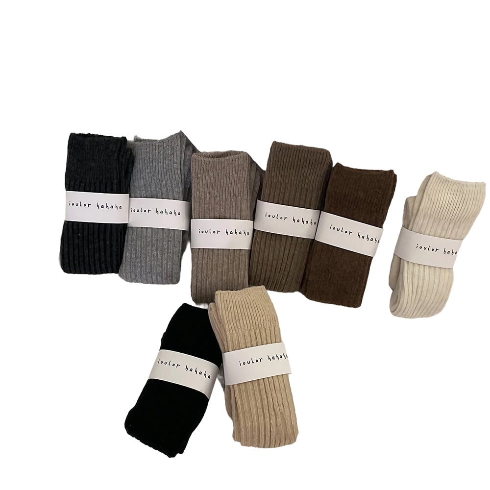 Chaussettes hautes femme en laine – Image 6