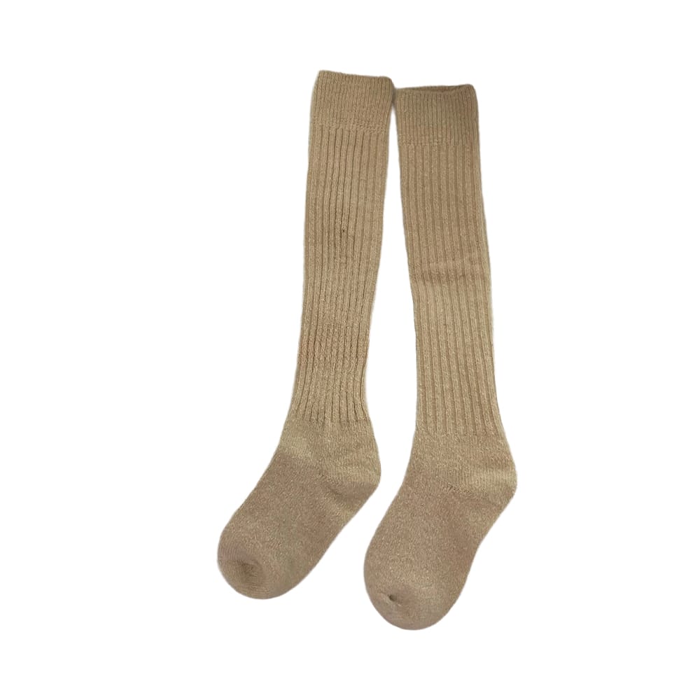 Chaussettes hautes femme en laine