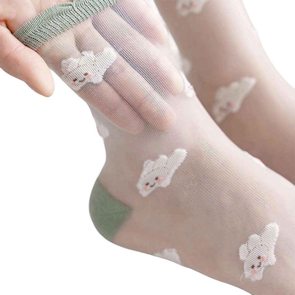 Chaussettes transparentes à motif – Image 7
