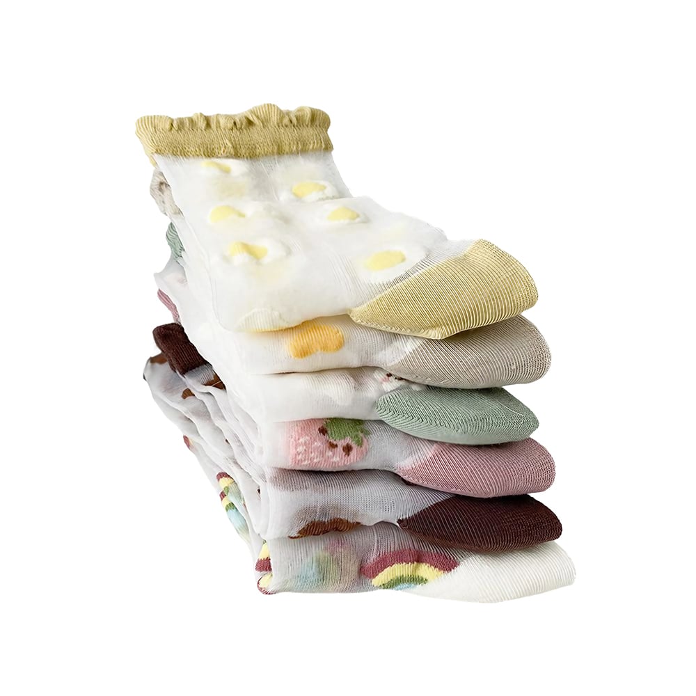 Chaussettes transparentes à motif – Image 4