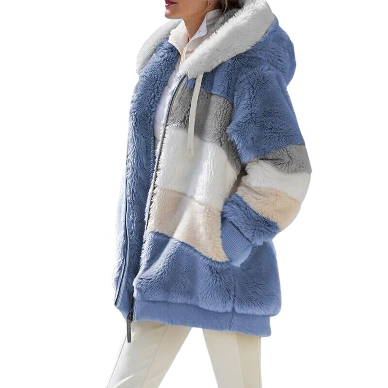 Manteau ski femme chaud en polaire coloré – Image 5