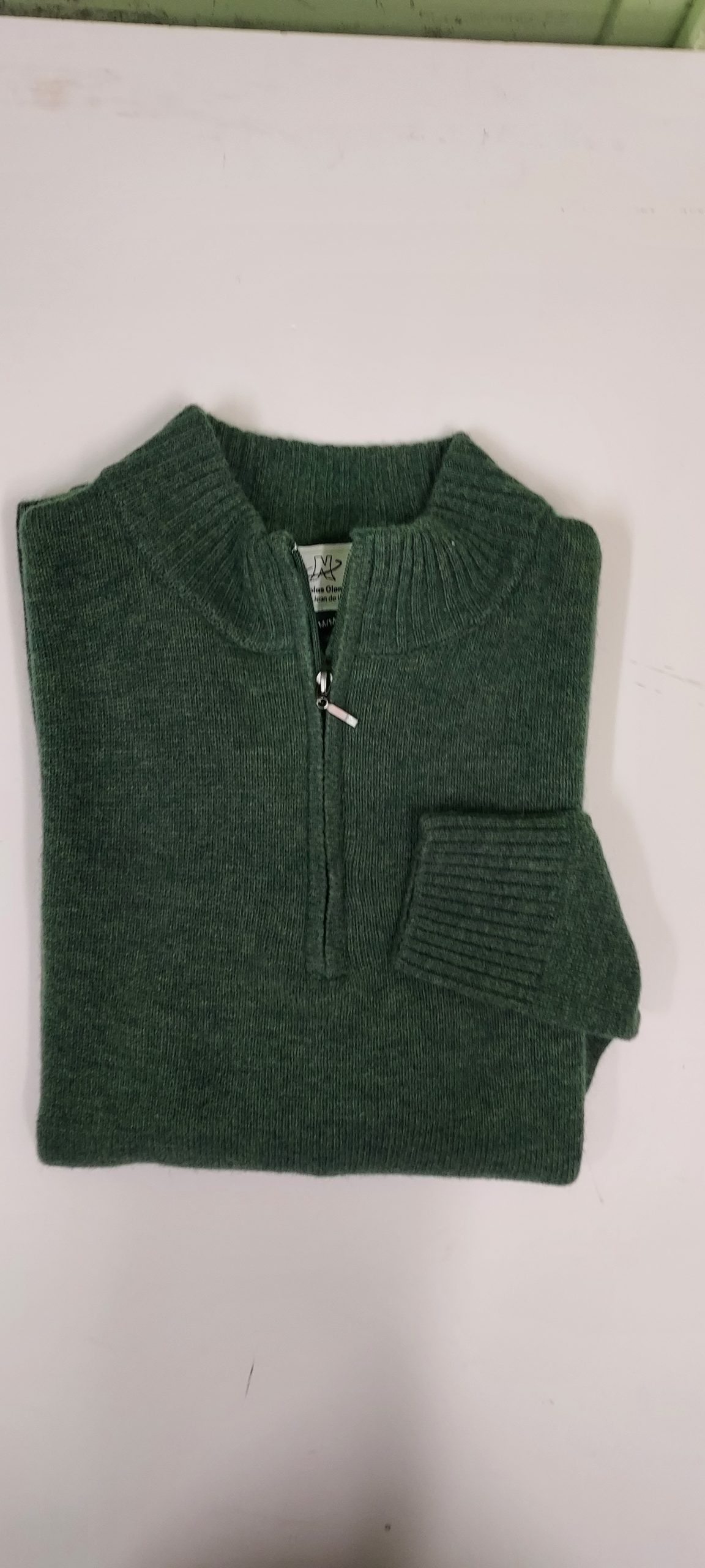 PULL LAINE COL ZIP 5103 KAKI