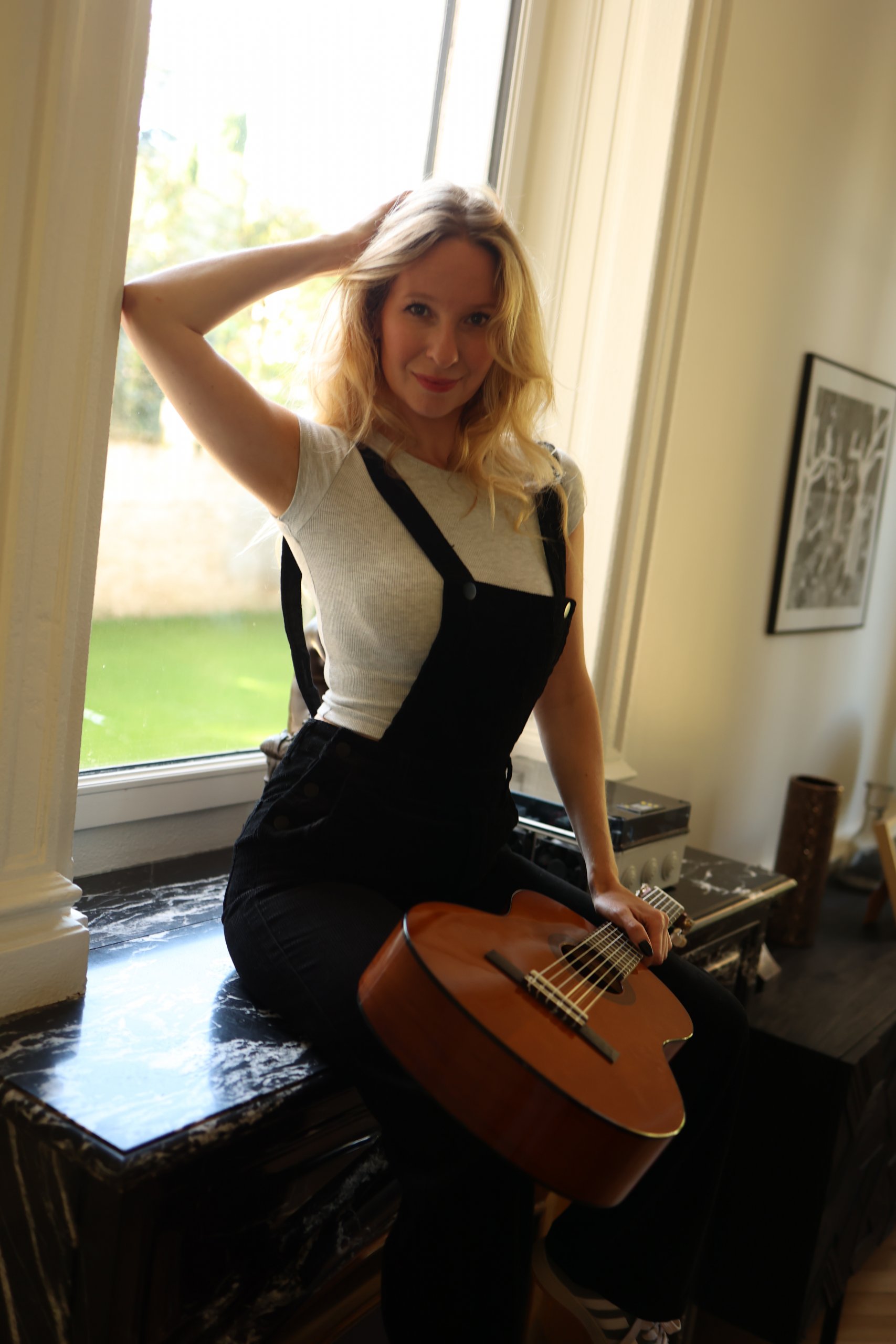 Salopette noire velours – Image 2