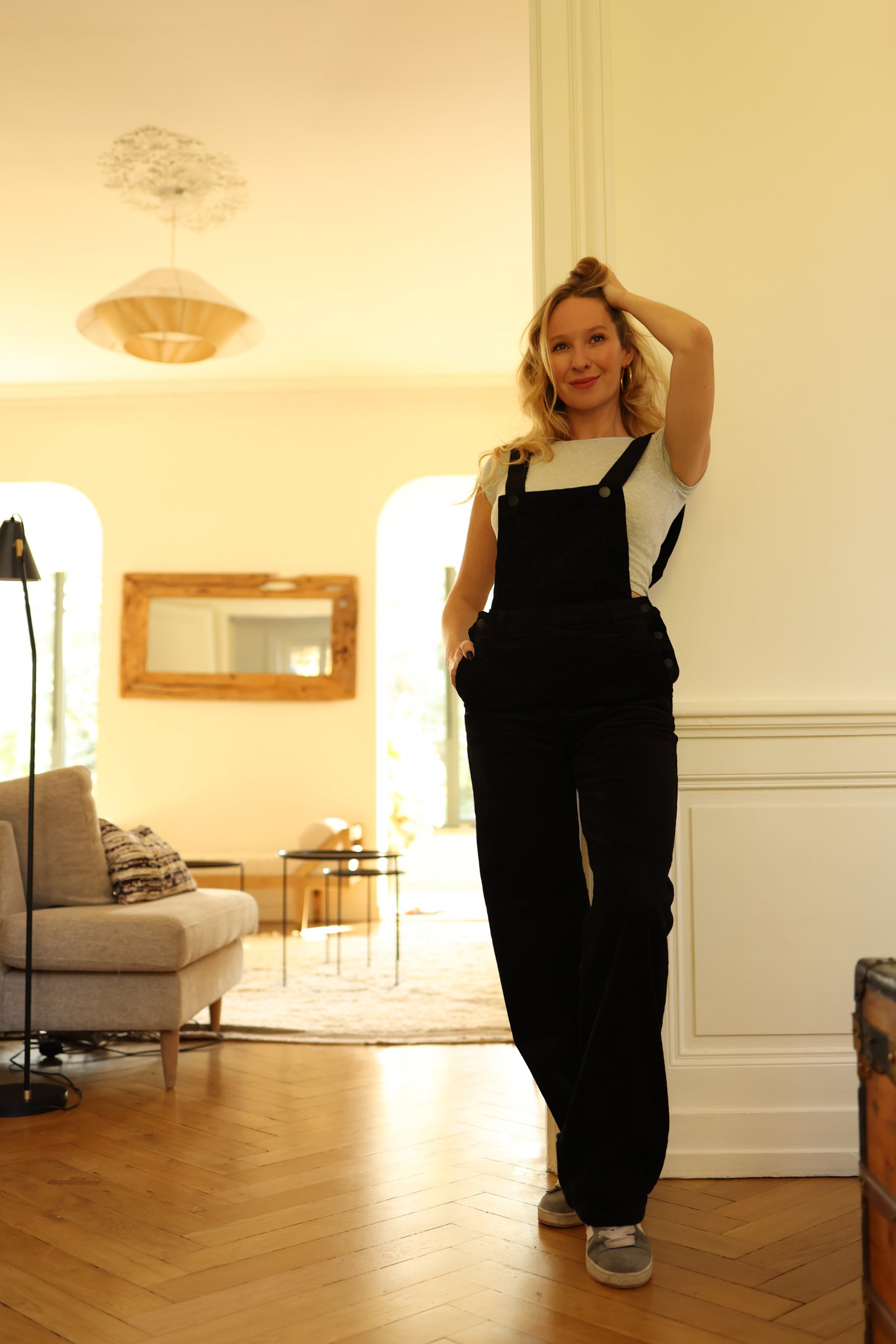 Salopette noire velours – Image 6