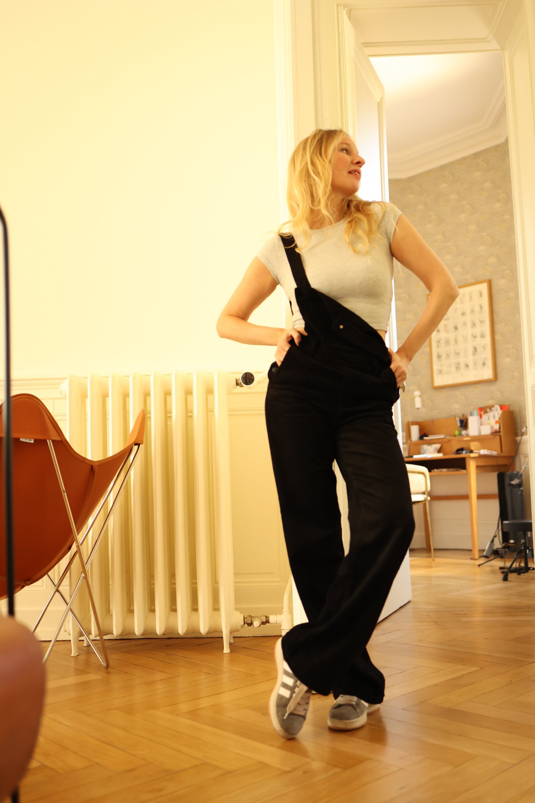 Salopette noire velours – Image 8