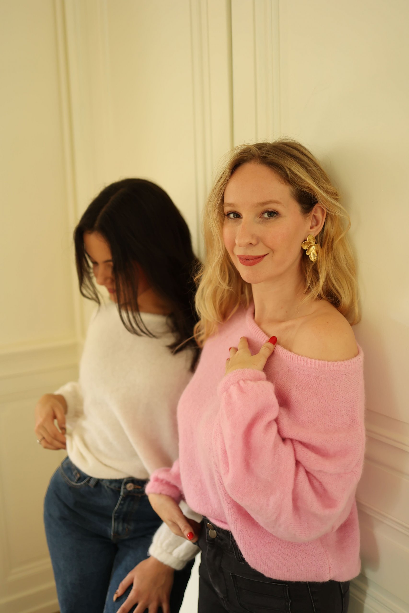 Maille doudou blanche ou rose bubble gum – Image 7