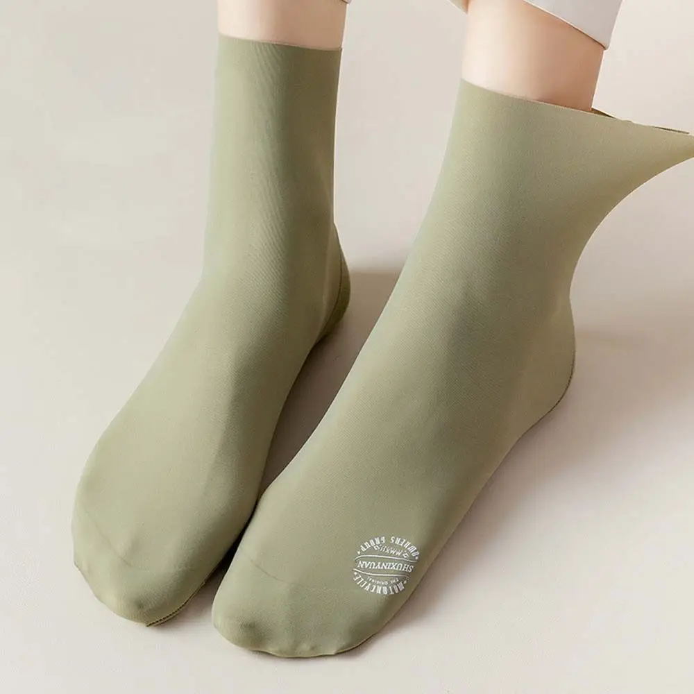 Chaussettes sans coutures été noir pour Femme – Image 2
