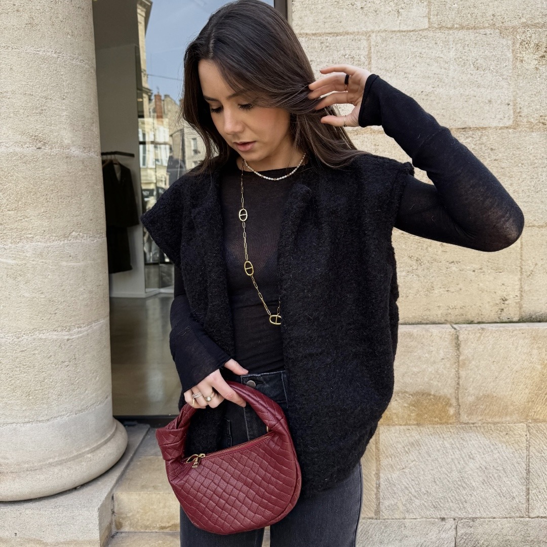 Gilet sans manches ALBA noir