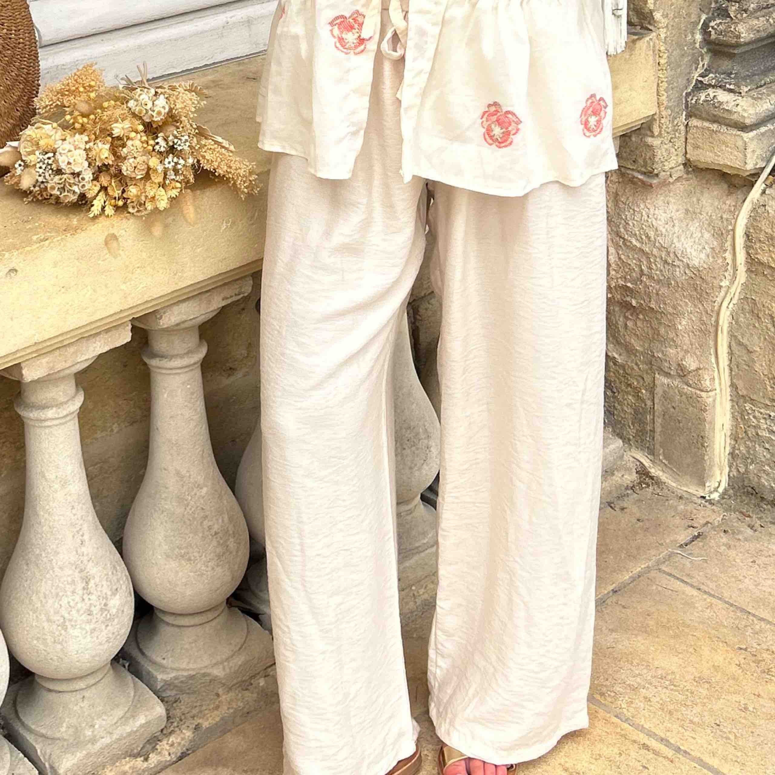 Pantalon LÉA beige (petite)