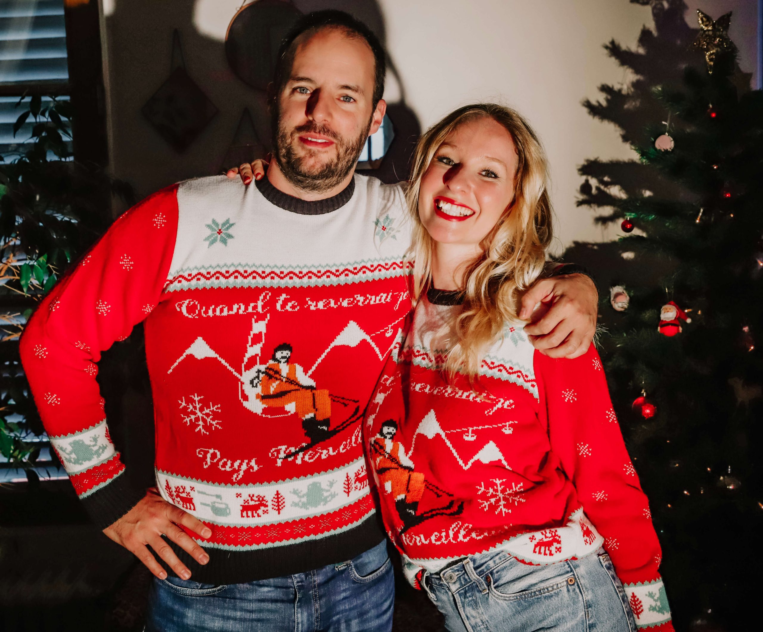 Pull de Noël les Bronzés font du ski pour Elle et pour Lui – Image 5