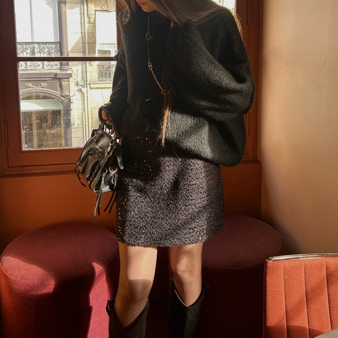 Jupe STELLA noir – Image 3