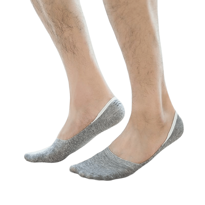 Chaussettes d’été fines et invisibles en coton pour homme – Image 2