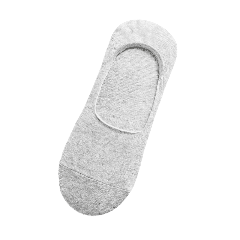 Chaussettes d’été fines et invisibles en coton pour homme