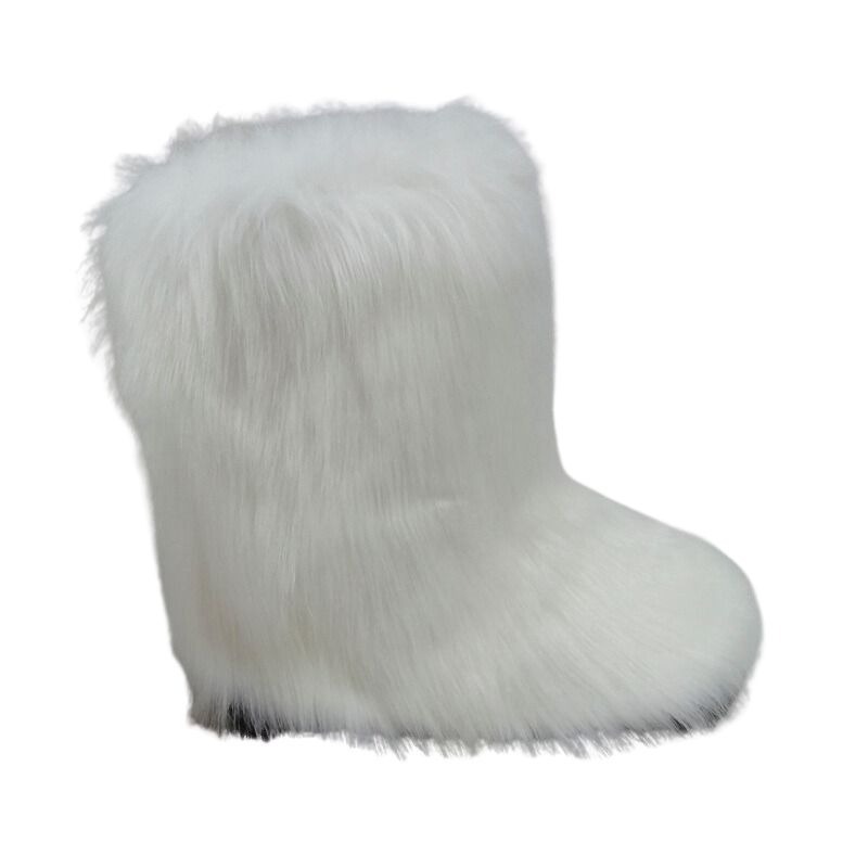 Après-ski femme bottes mi-mollet fausse fourrure – Image 9