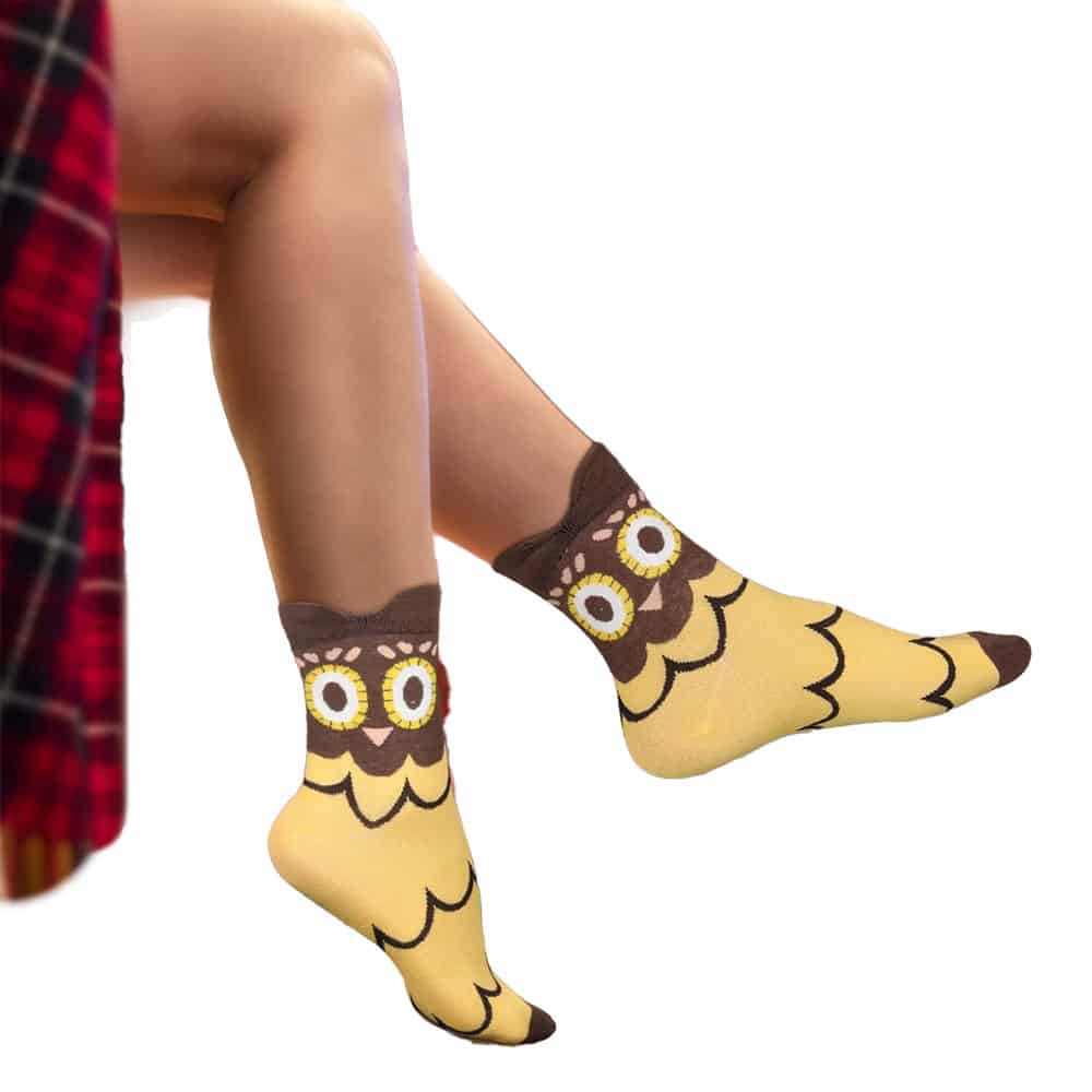 Chaussette hibou femme – Image 3