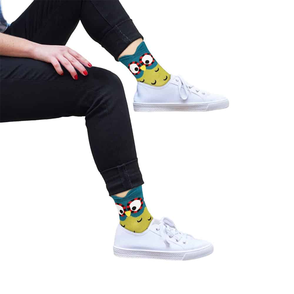 Chaussette hibou femme – Image 5