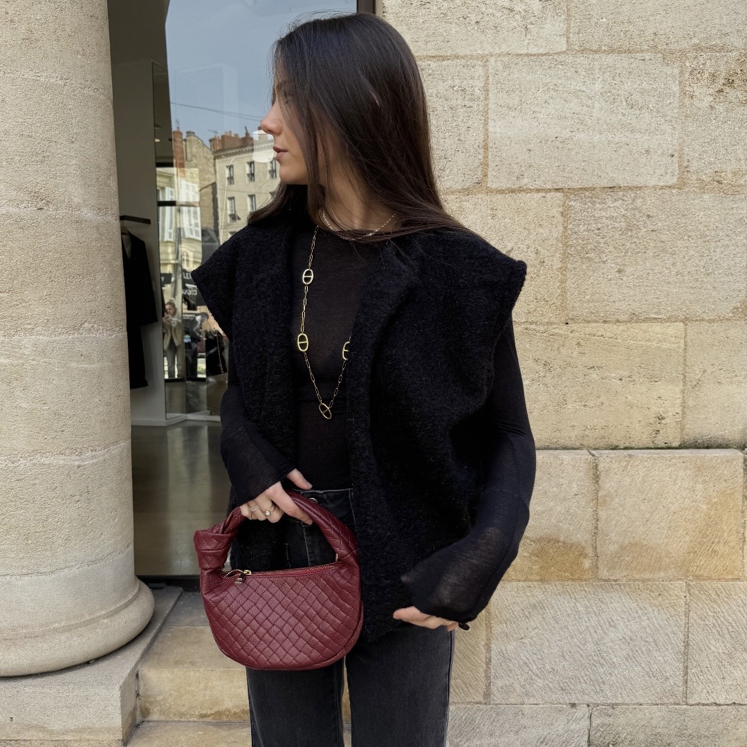 Gilet sans manches ALBA noir – Image 2