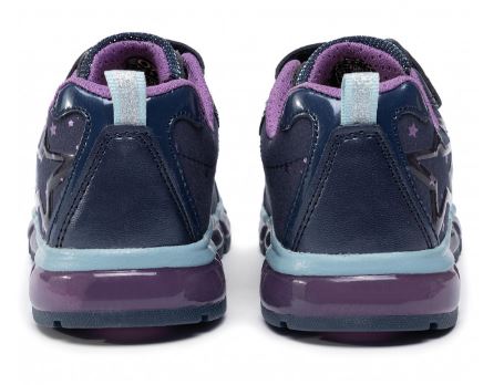 GEOX Androïd baskets fille à velcros Coloris bleu / violet ou gris / rose – Image 6