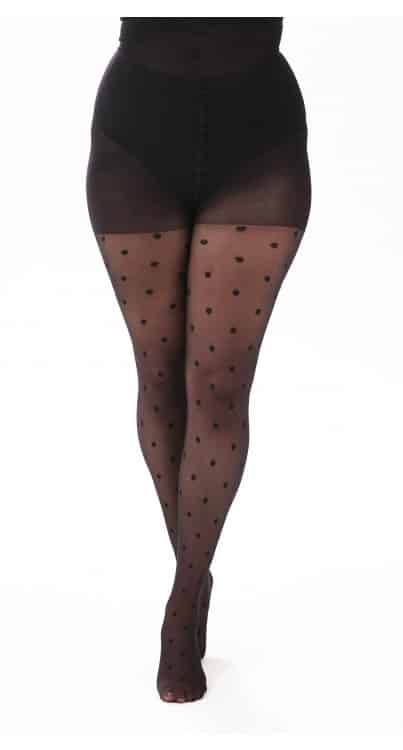 Collants grande taille pois Pamela Mann