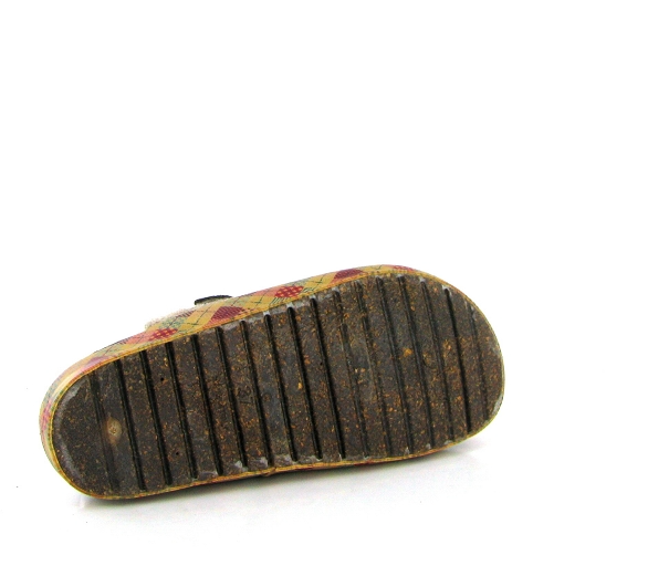 Sabot mode femme Largeur réglable Semelle plate SEMELFLEX coloris beige multi – Image 4