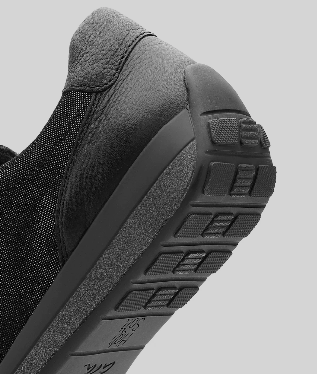 Tennis femme Grande largeur Fermeture éclair + lacet Semelle compensée ARA 12-44587 coloris noir – Image 8