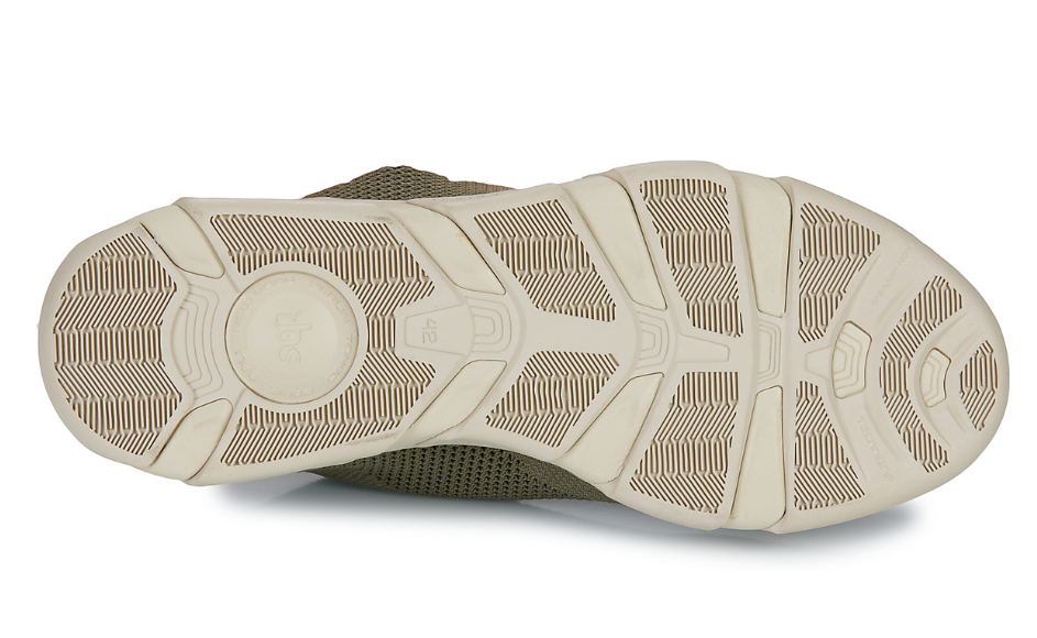 Tennis homme Confort Légère Maille textile recyclé Extensible Semelle robuste TBS Coloris vert kaki – Image 6