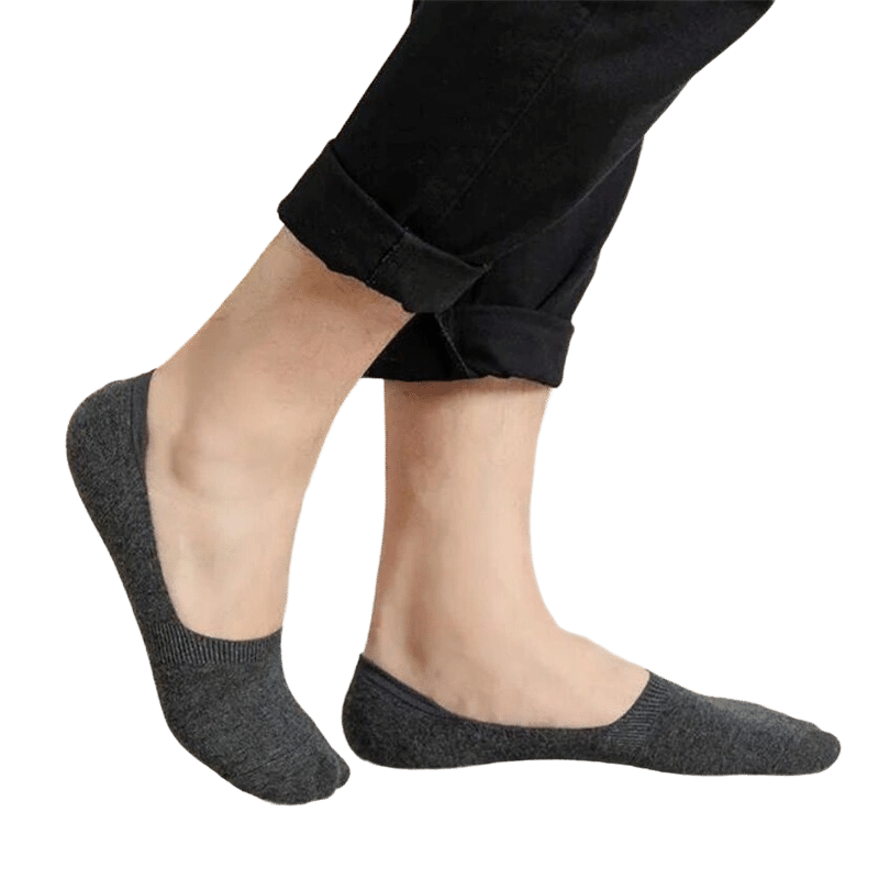 Chaussettes d’été fines et invisibles en coton pour homme – Image 4