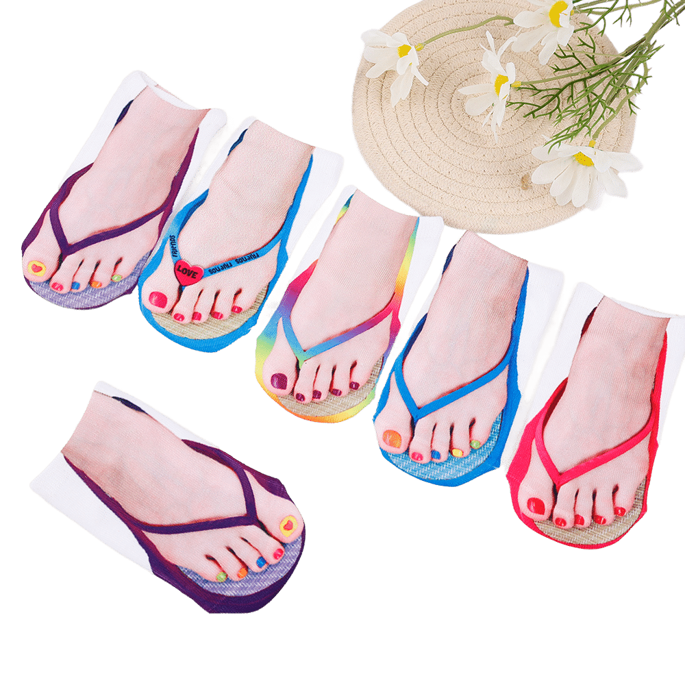 Chaussettes à motif sandale – Image 5
