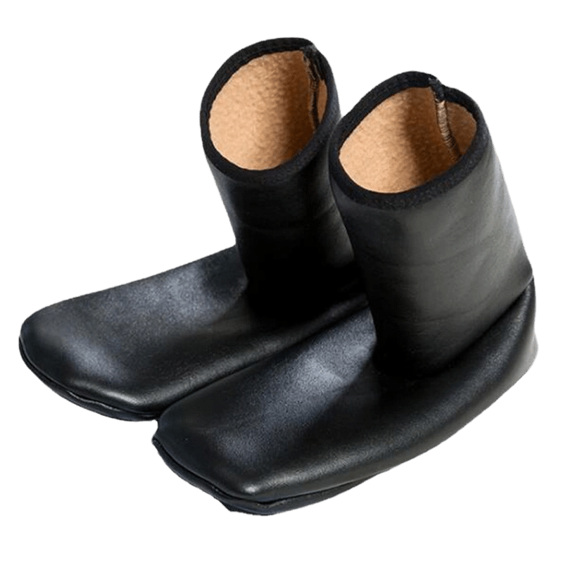 Botte chaussette en cuir