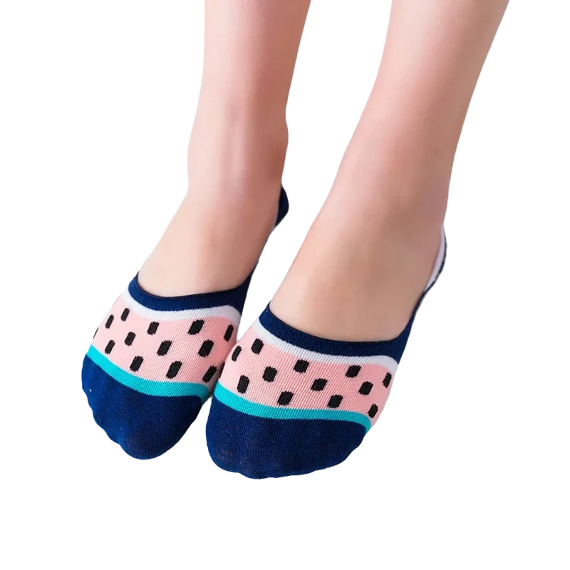 Mini chaussette invisible femme – Image 2