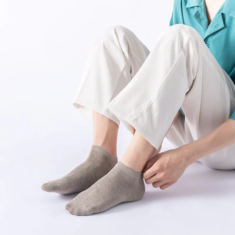 Chaussettes en bambou blanc pour femme – Image 2