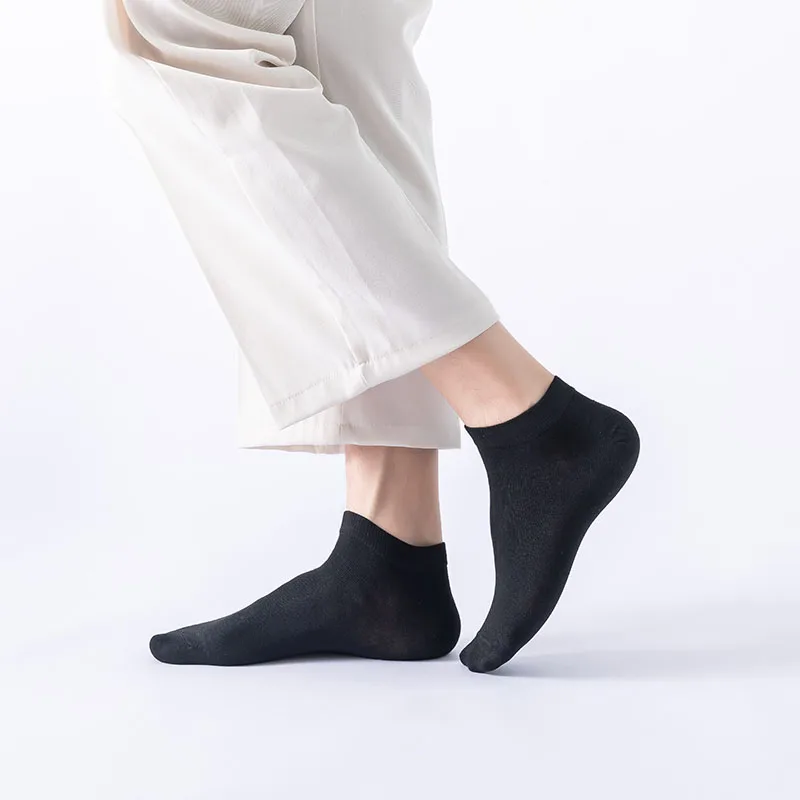 Chaussettes en bambou blanc pour femme – Image 4