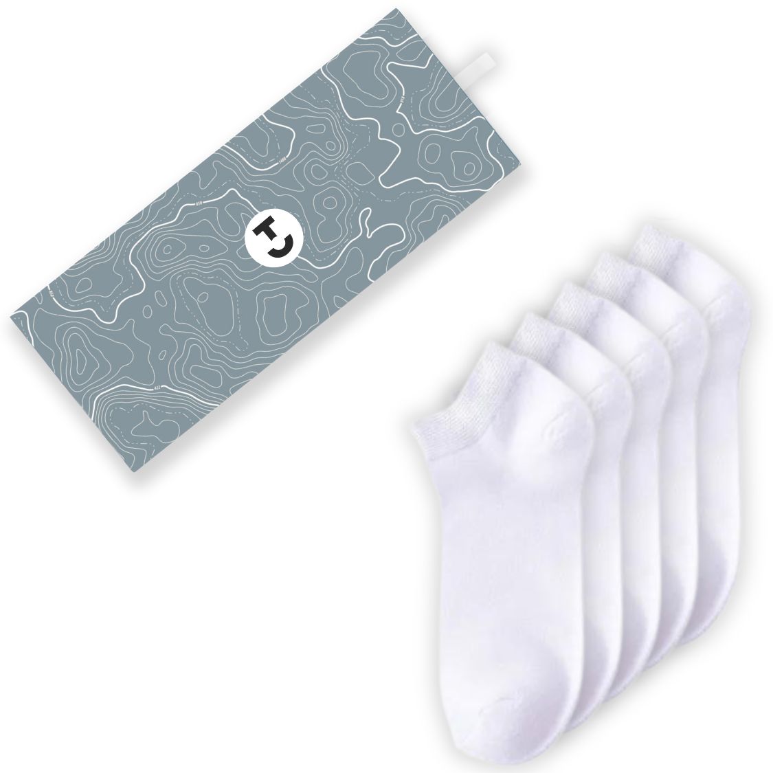 Chaussettes en bambou blanc pour femme