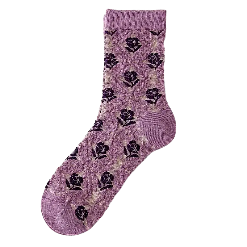 Chaussettes brodées