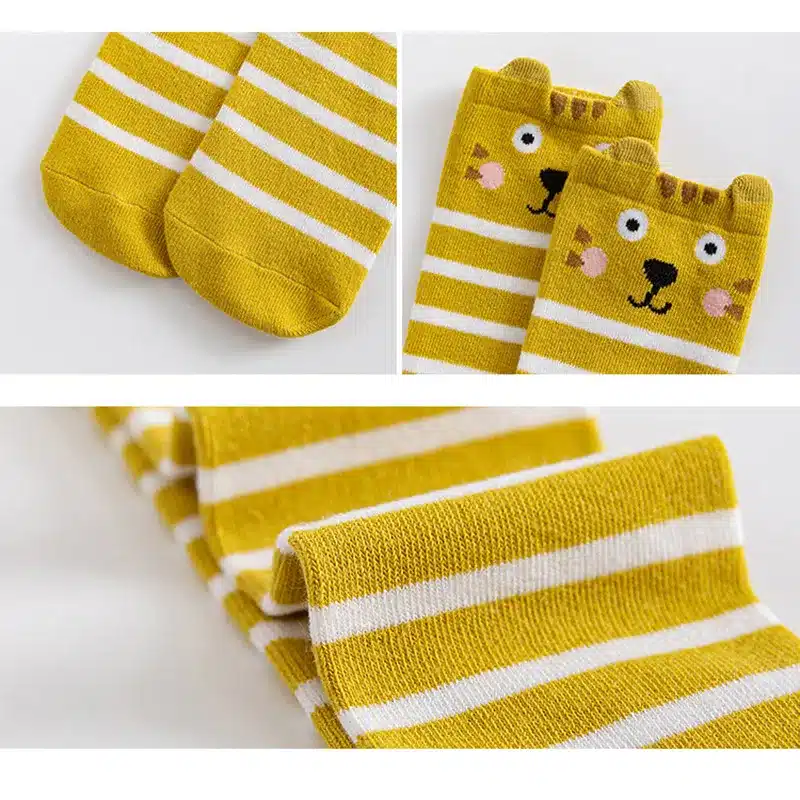 Chaussettes haute coloré animaux – Image 4
