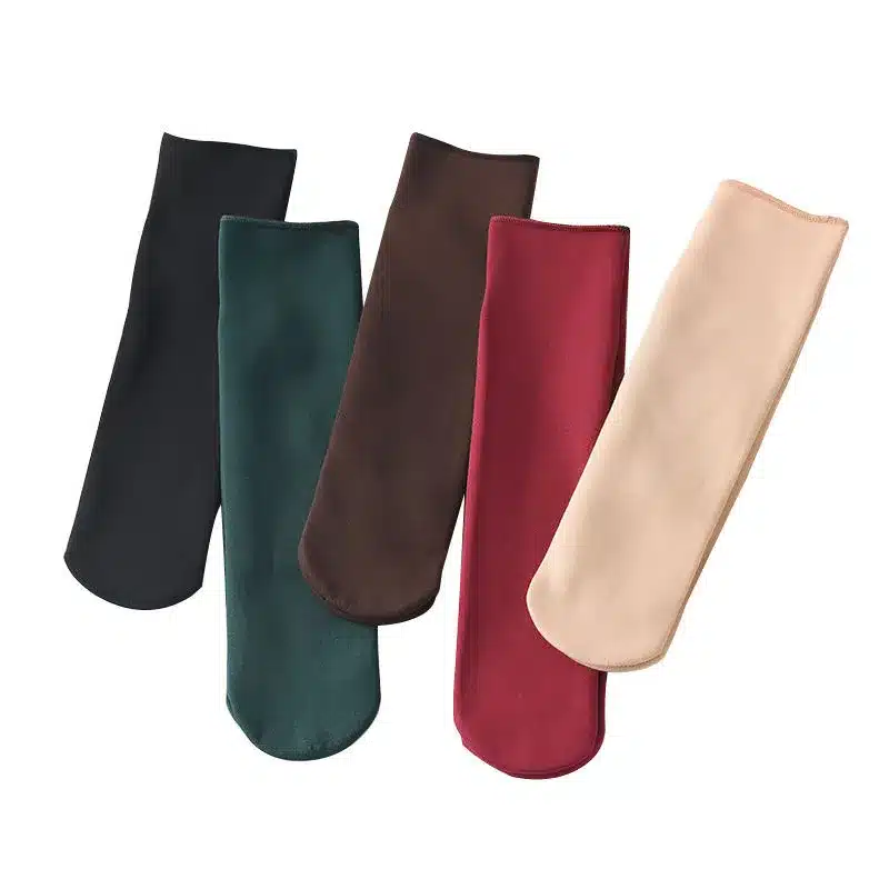 Chaussettes de ski en velours thermique pour femmes – Image 3