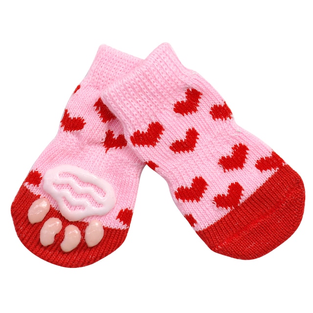 Chaussettes pour chat classiques fait en fil de coton avec le design élégant, souples et résistante