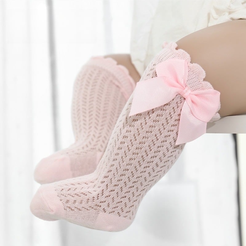 Chaussettes avec noeud pour bébé – Image 2