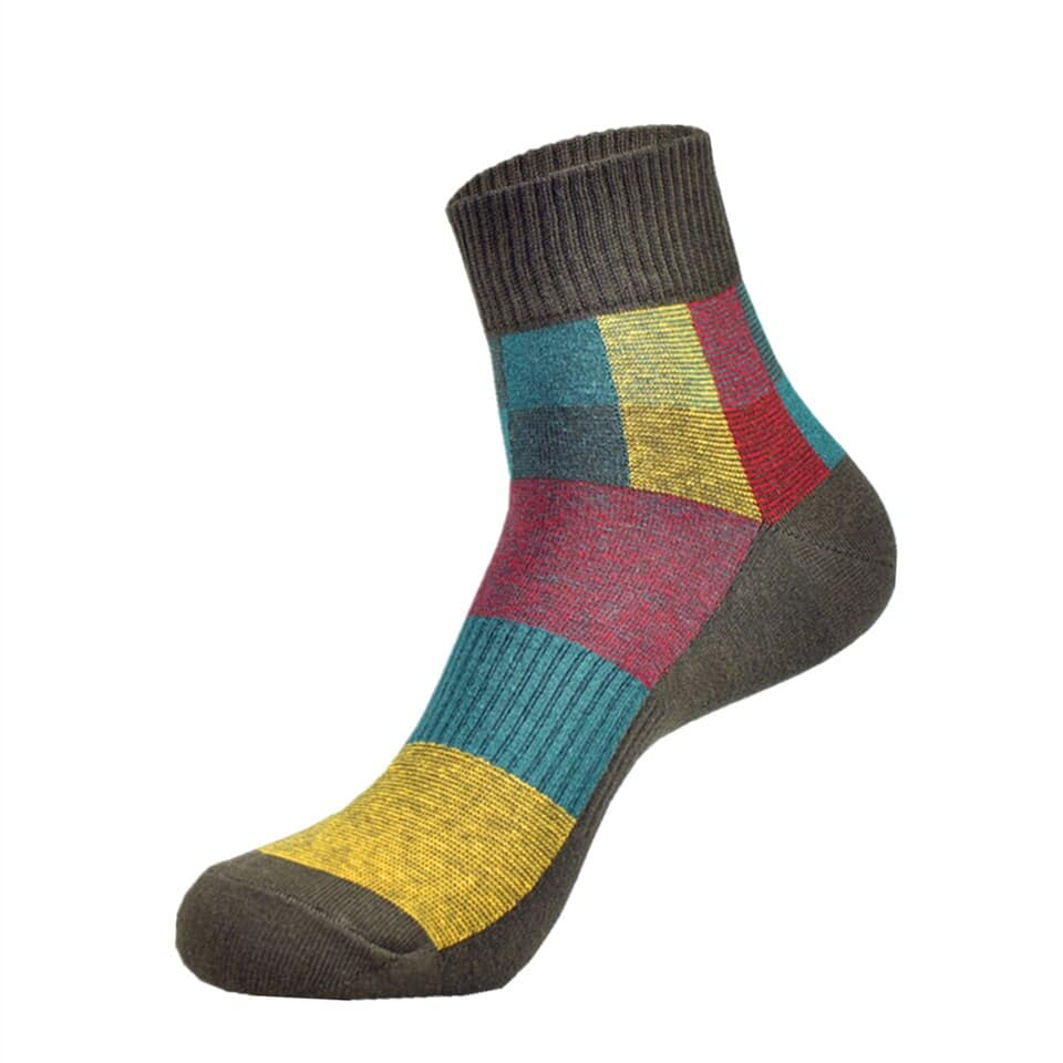 Chaussettes à carreaux en coton pour homme (40-46) – Image 4