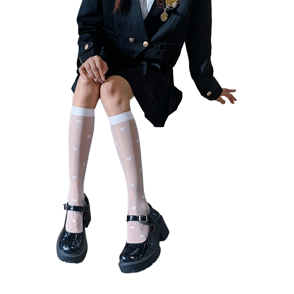 Chaussettes longues pour bas d’uniforme – Image 5