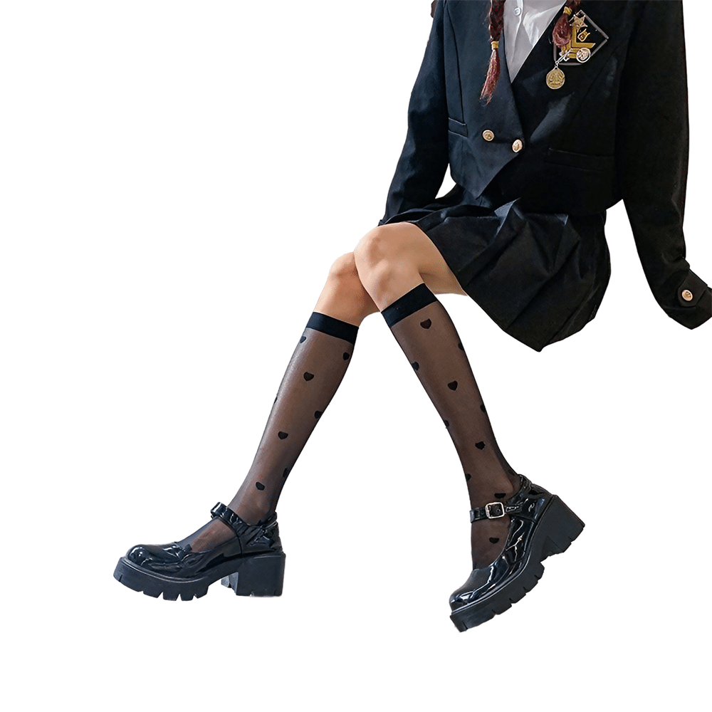 Chaussettes longues pour bas d’uniforme – Image 7