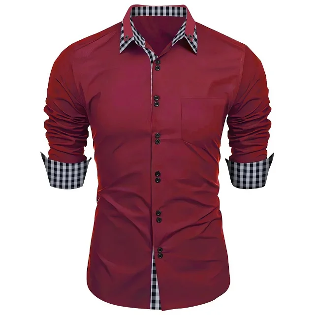 Chemise à manches longues pour homme
