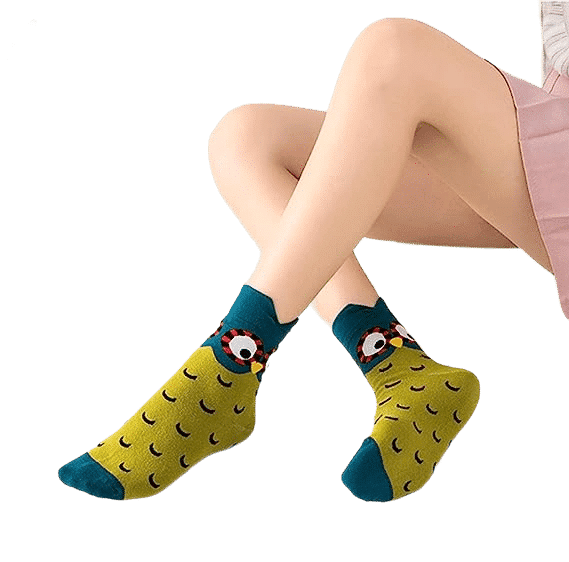 Chaussette hibou femme – Image 2