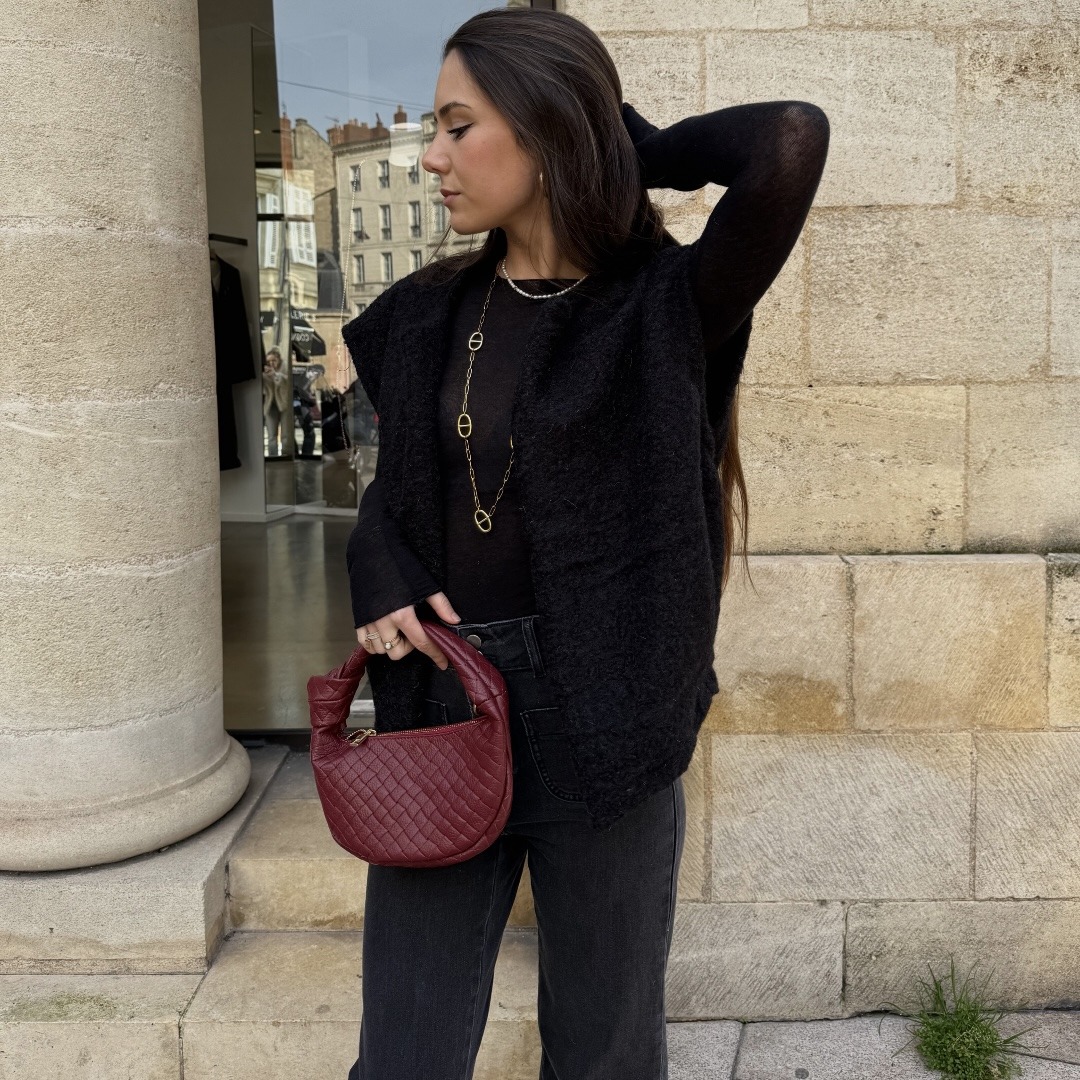 Gilet sans manches ALBA noir – Image 3