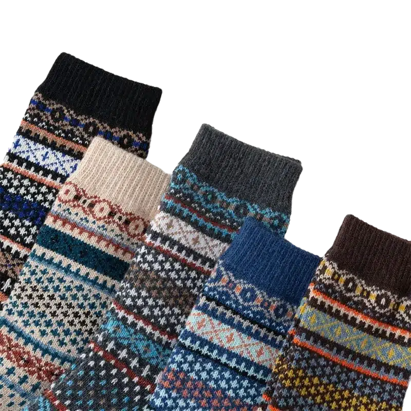 Chaussette en laine épaisse pour femme – Image 2